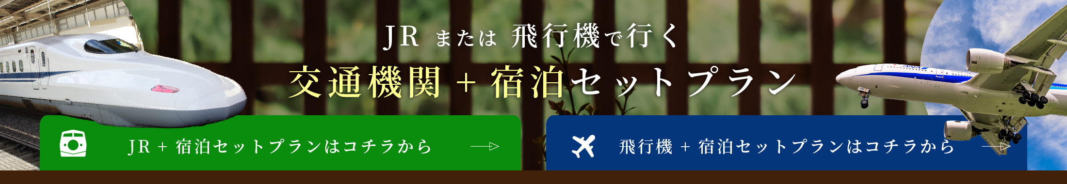 交通機関付プラン